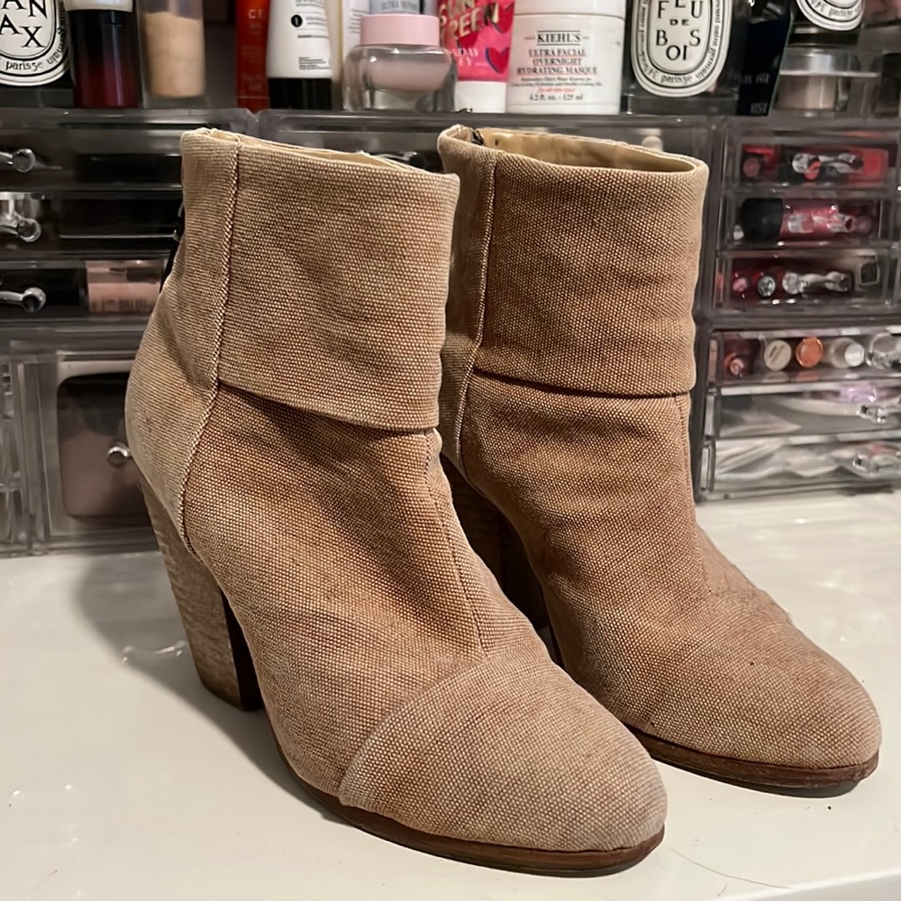 Rag & Bone Newbury canvas ankle boots